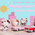 【sanrio houseシークレットコレクション】フラッフィーハローキティアニマルチャーム