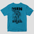 三面拳 飛燕 Tシャツ（バックプリント）（turquoise blue）