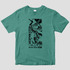 鎮守直廊三人衆 男爵ディーノTシャツ Type A （hazy green)