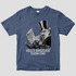 鎮守直廊三人衆 男爵ディーノTシャツ Type B （hazy navy)