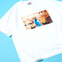 パペットスンスン × オールナイトサウナ フロントプリント クルーネックTシャツ