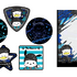 J賞 ミニファイル付きステッカーSET（全5種）