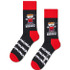 【Peanuts × Happy Socks】クルー丈 ソックス（全6種類） 各2,200円（税込）サイズ：36-40 (23-25.5cm) / 41-46 (26-29.5cm)