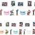 I賞 キャラサイン入りカード&ステッカーセット 全11種