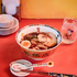 ラーメン鉢、ビールグラス、レンゲ 、滑らない箸