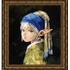 『葬送のフリーレン』×フェルメール《真珠の耳飾りの少女》複製原画