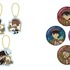 「名探偵コナンダイナー」グッズ　＜DINER UNIFORM mini vol.1＞アクリルキーホルダー（左）、＜DINER UNIFORM vol.1＞缶バッジ