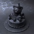 漆黒ショートケーキ＆サンタテディベアケーキ
