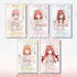 くじ引き堂「TVスペシャルアニメ『五等分の花嫁＊』メロいウェディングくじ」10連セット購入特典の「ミニブロマイド」（ランダム全5種）