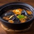 絶望のブラックチゲだし（赤チゲ味噌だし＋黒マー油）