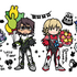 「TIGER & BUNNY HERO FESTA in サンシャイン60展望台」イベントオリジナル 描き起こしミニキャラ（C）BNP/T&B PARTNERS