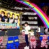 「声優パークpresents 夏のメタバース声優フェス」ステージと客席の様子