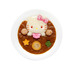 サンリオピューロランド「フレフレ★ピューロ学園」フレフレ★えびつみれカレー（C）2022 SANRIO CO., LTD. TOKYO, JAPAN