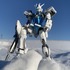 「EG ストライクガンダム」スノーイメージカラー塗装◎制作・撮影：降月海弥