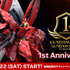 実物大νガンダム立像とガンダムパーク福岡の1周年特別企画が開催（C）創通・サンライズ