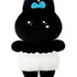 おぱんちゅうさぎ × ZOZOTOWN　ぬいぐるみ（BLACK）：4,400円（税込）（C）KAWAISOUNI!