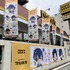 「ココス×わんぱく！刀剣乱舞 ココに集まれ！みんなでもぐもぐキャンペーン」中野店の様子（C）2015 EXNOA LLC/NITRO PLUS