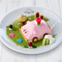 『星のカービィ』「Kirby Café」「ヘンケイ！くるまほおばりケーキ」2,178円（税込）（C）Nintendo / HAL Laboratory, Inc.