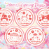 『サンリオ』「Heartful spring Days」ハートフルスタンプ（C）2024 SANRIO CO., LTD.