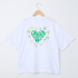 サンリオグリーンハート発泡Ｔシャツ（C） 2024 SANRIO CO ., LTD. APPROVAL NO. L651529