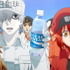 健康飲料「ポカリスエット」とTVアニメ『はたらく細胞』が「熱中症対策」啓発コラボムービーを制作