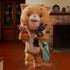 『こまねこのかいがいりょこう』場面写真（C）dwarf