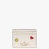 「HELLO KITTY x kate spade new york Capsule Collection」small slim card holder（C）’24 SANRIO 著作（株）サンリオ