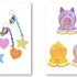 ディズニー「シークレットアンブレラマーカー＆ストッパー」900円「シークレットポンチョ（ユニベアシティぬいぐるみキーチェーン専用）」各2,000円（C）Disney