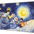 『映画ドラえもん のび太の絵世界物語』 名画ファブリックボード「星月夜」（C）藤子プロ・小学館・テレビ朝日・シンエイ・ADK 2025