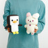 「ゲーミングリラックマ ぬいぐるみ」ペンギン（カクカク）＆うさぎ（ゾンビ）（C）2025 SAN-X CO., LTD. ALL RIGHTS RESERVED.