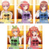 アニメ『五等分の花嫁＊』サマービブスフェアの特典「ブロマイド」（C）春場ねぎ・講談社／「五等分の花嫁＊」製作委員会