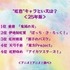 “虹色”キャラといえば？＜25年版＞アンケート結果1位～4位