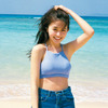 Seventeenモデル・久間田琳加が『週刊プレイボーイ』に登場！沖縄の海で天真爛漫にはしゃぐ・画像