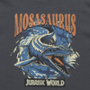 「ジュラシック・ワールド」×GUコラボ！ 世界観をヴィンテージ風グラフィックでTシャツに！ 人気のモササウルスも登場・画像