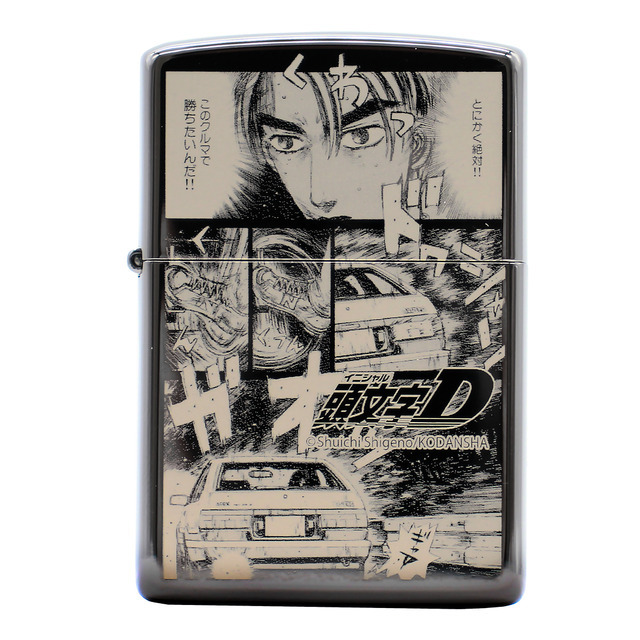 【限定300個】Zippo『頭文字D』 藤原拓海 マグネットスタンド付属！ 頭文字D」“とにかく絶対!!このクルマで勝ちたいんだ!!” レーザー刻印の