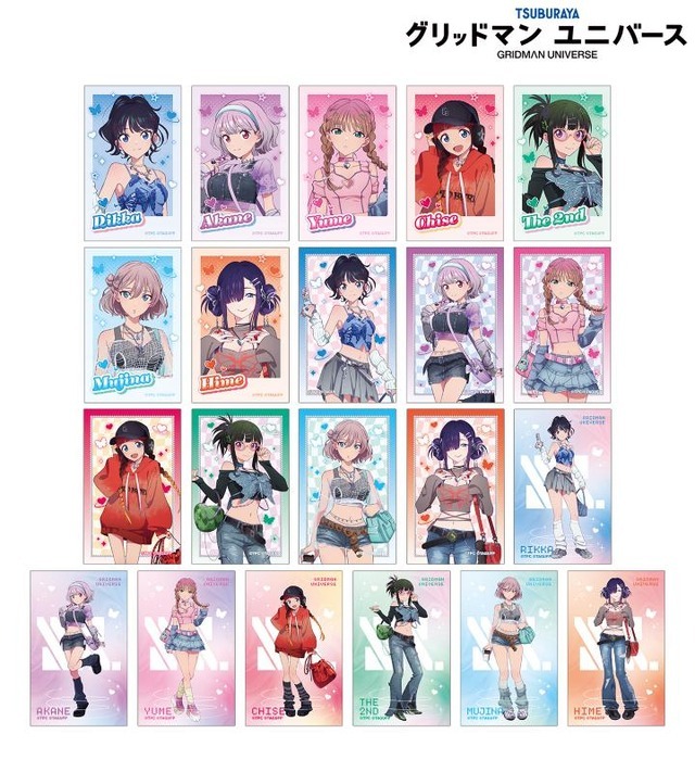 グリッドマン ユニバース」六花、アカネ、夢芽のヘソ出し＆太ももに