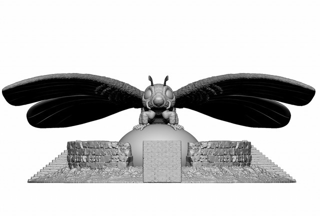 東宝怪獣シリーズ　モスラ 東宝大怪獣シリーズ モスラ(1964) DXセット ショウネンリック限定商品