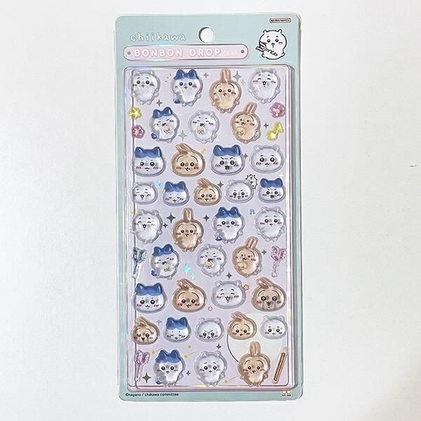 ちいかわ」ぷっくり感がたまらない♪ ボンボンドロップシールが人気