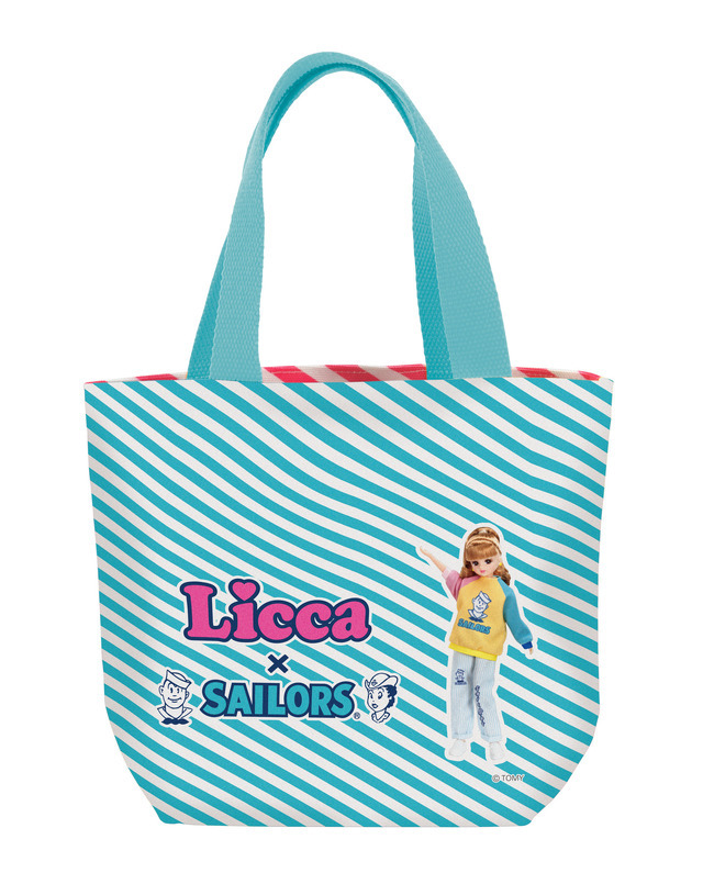 リカちゃん×SAILORS ぷちリカちゃん 9点セット トート ポーチ他 リカちゃんくじ セーラーズ ダイカットキーチェーン トートバッグ