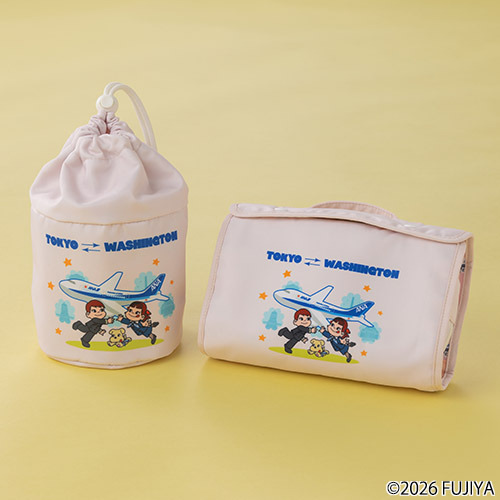 ペコちゃんがANAのCAに♪ 国際線就航40周年記念デザインのグッズが登場