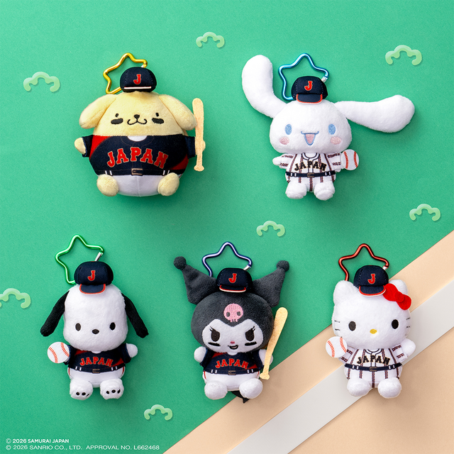 ポムポムプリンがヘッスラ!? 「サンリオ」×侍ジャパンのコラボくじが