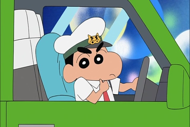 五歳児でありながらタクシードライバーの仕事をしているしんのすけ tvアニメ クレヨンしんちゃん 8月8日放送回のあらすじ 先行カットが到着 超 アニメディア