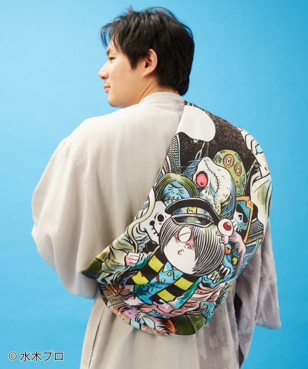 ゲゲゲの鬼太郎」の妖怪を和モダンに大胆デザイン！ アロハシャツや和
