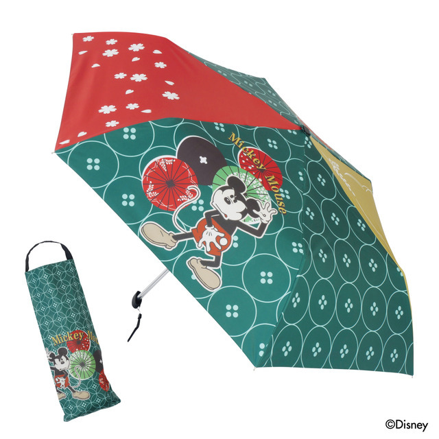ディズニー」ミッキーが和の世界に！晴雨兼用傘＆エコバッグが新登場