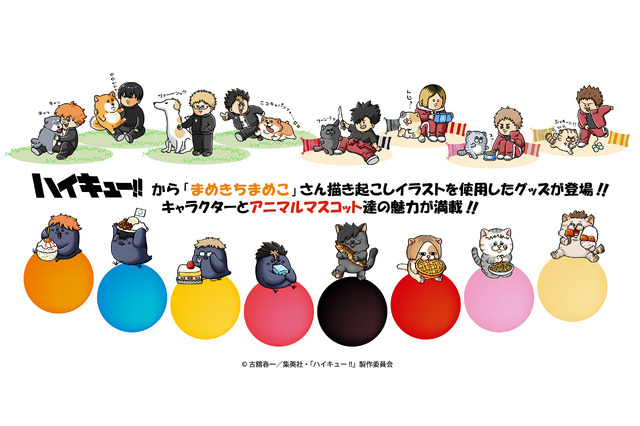 ハイキュー!!」日向、研磨たちが犬と戯れたり猫になったり…!? アクスタ