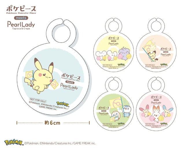 可愛いピカチュウ、ポッチャマ、モクローが目印☆ ポケピースのなかま