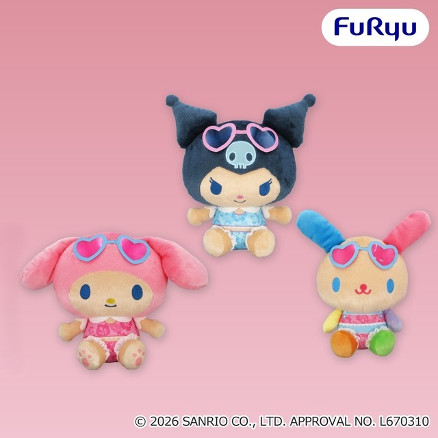 ポムポムプリン、シナモロールがこんがり日焼けでギャルかわ