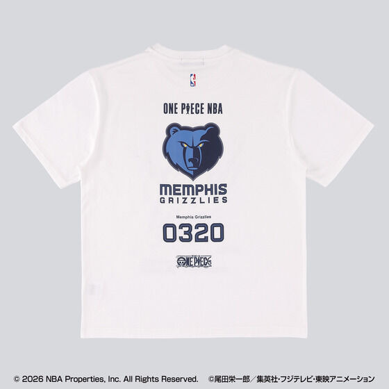 ゾロやエースが華麗にダンク！ 「ワンピース」×NBAコラボのTシャツの