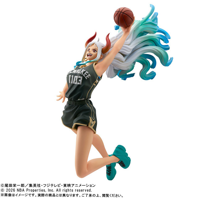 ヤマトの豪快なダンクを見よ！ 「ワンピース」×NBAコラボのヤマトが