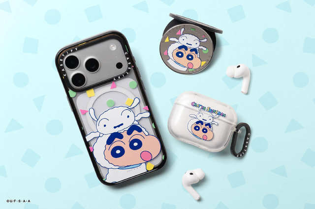 クレしん」しんちゃん、遊び心あふれるテックアクセサリーに